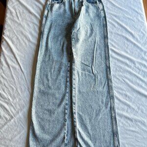 PacSun Light Acid Wash Baggy Denim Jeans - Women's Size 26 Inseam 32"
